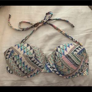 Colorful bathing suit top